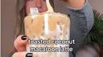 Toasted Coconut Macaroon Latte Recipe