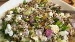 Today I made a delicious healthy quinoa salad. It was so fresh ...
