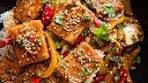 Tofu Stir Fry! Super savory, a little salty and spicy, this stir fry ...