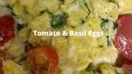 Tomato & Basil Eggs | Egg Dishes #casouthernbelle