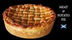 Traditional Meat & Potato Pie Recipe | With Easy Lattice Top