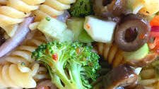 Tri Color Pasta Salad with Italian Dressing