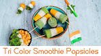 Tri Color Smoothie Popsicles