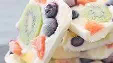 Tropical Blast Frozen Yogurt Bark
