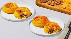 Turkey Sausage & Cheese Egg Bites The perfect on-the-go breakfast. | 2 servings (4 Egg Bites)