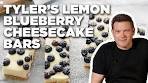 Tyler Florence's Lemon Blueberry Cheesecake Bars | Tyler's ...