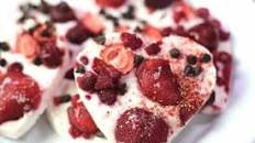 Valentine's Frozen Yogurt Bark