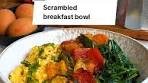 Veg-Packed Scrambled Egg Breakfast Bowl Recipe