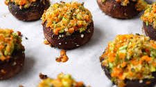 Vegetable Stuffed Mushrooms