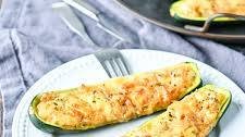 Vegetarian Stuffed Zucchini