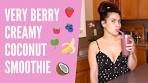 Very Berry Creamy Coconut Smoothie | Tropical