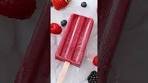 Very Berry Smoothie Pops | Frozen Summer Treats #shorts