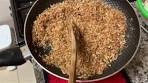 Very Easy to make Toasted Coconut (Budbod)