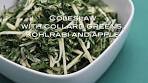 Video-Coleslaw with collard greens, kohlrabi and apple