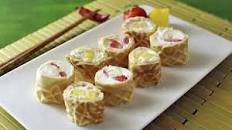 Waffle Breakfast Sushi Rolls