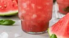Watermelon Basil Cocktail