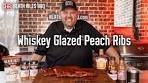 Whiskey Glazed Peach Ribs on the Outlaw Patio Smoker ...