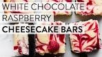 White Chocolate Raspberry Cheesecake Bars | Sally's Baking