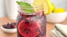 Wild Blueberry Water With A Hint of Lemon and Mint