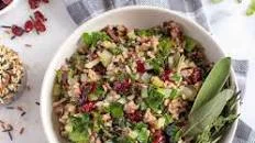 Wild Rice, Cranberry, and Collard Greens Stuffing