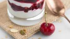 Yogurt Parfait with Cherries