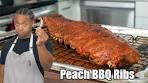 You Don't Need a Grill for These Peach Bourbon Ribs