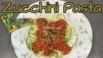 Zucchini Pasta with Raw Marinara Sauce