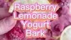 🌟 Raspberry Lemonade Yogurt Bark Recipe 🌟 Who wants ...