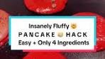 🎂 🥞 CAKE MIX PANCAKES ❤️ EASY! Only 4 Ingredients ...