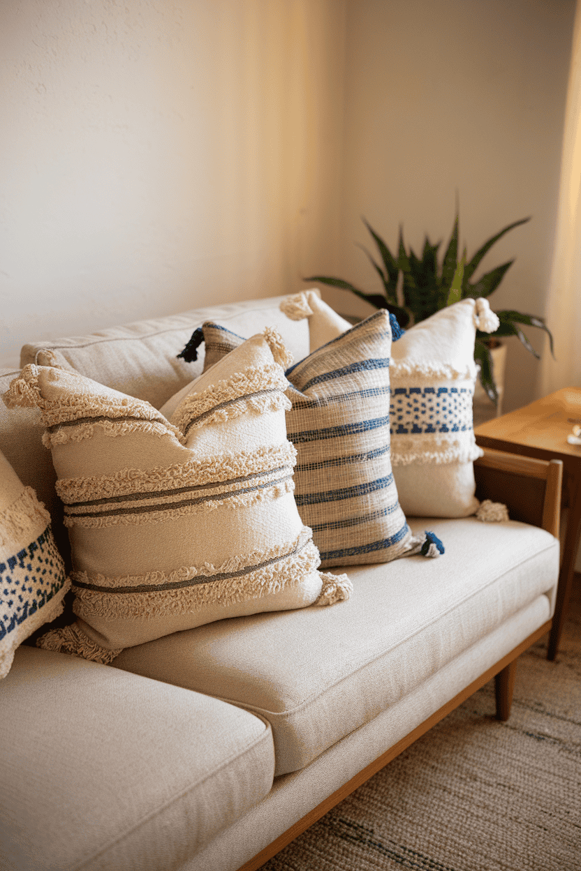 Textured Throw Pillows