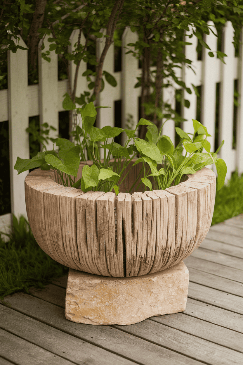 Charming Wooden Planters