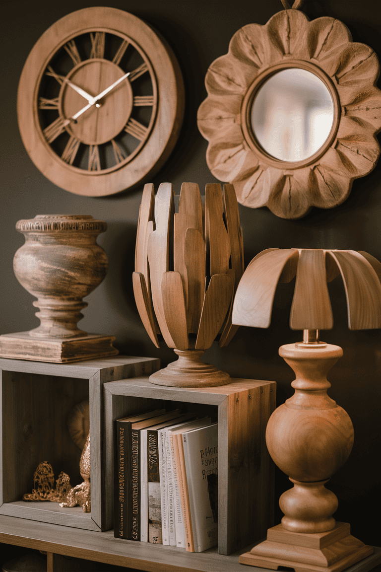 home decor accessories wooden