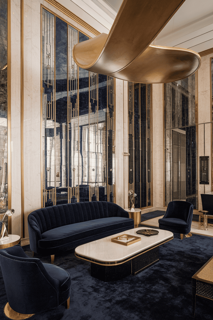 Luxurious Metallic Accents Luxurious Metallic Accents