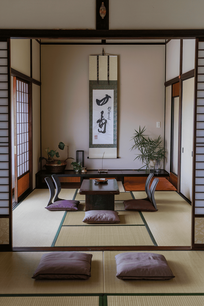 Traditional Tatami Mats for Comfort