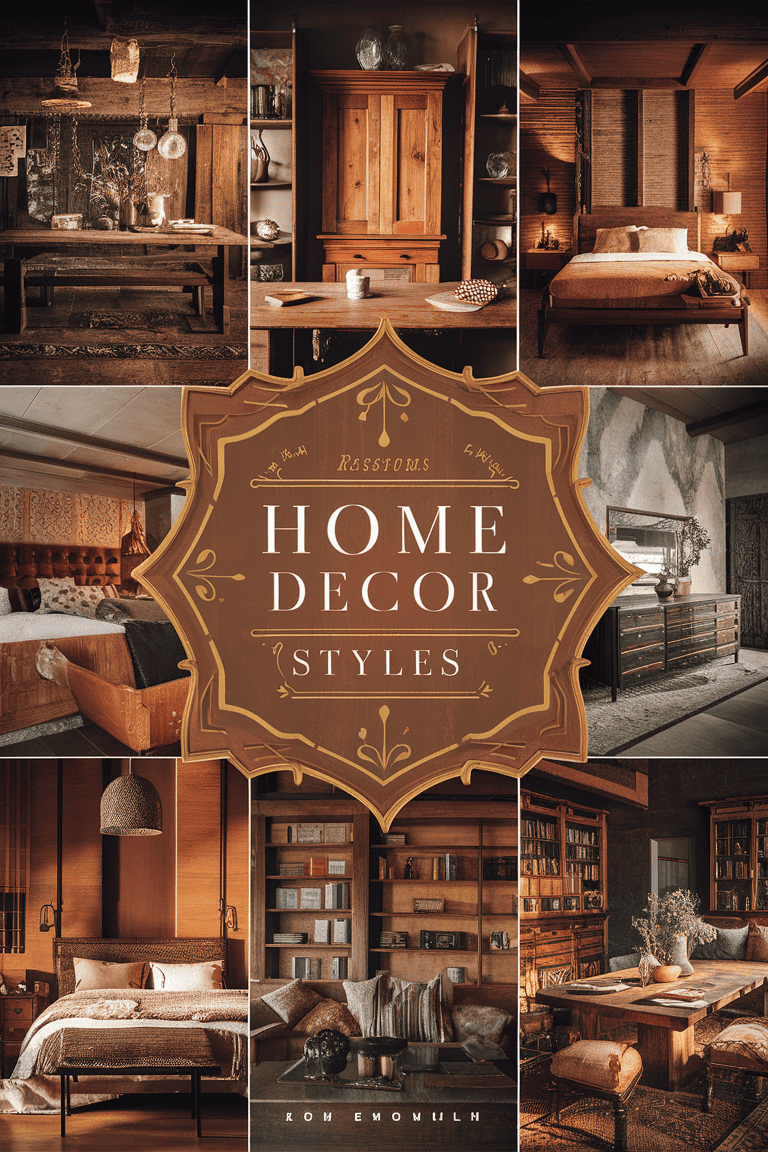 home decor style wood