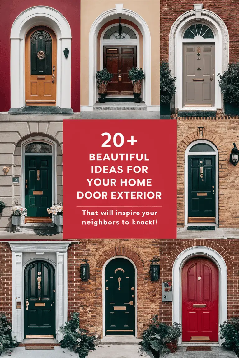 20+ Beautiful Ideas for Your Home Door Exterior That Will Inspire Your Neighbors to Knock! home door exterior