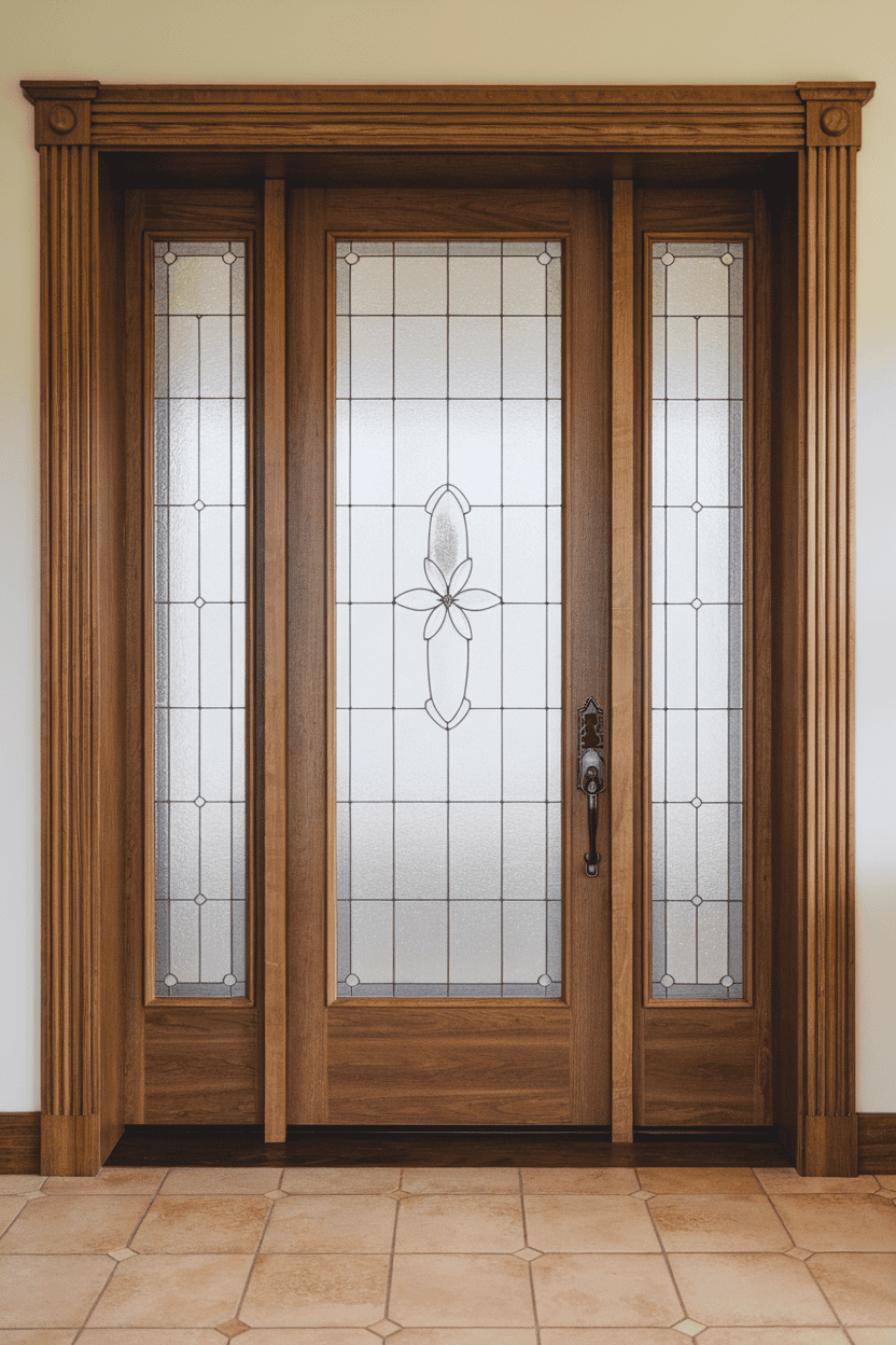 Modern Glass Panel Door Modern Glass Panel Door
