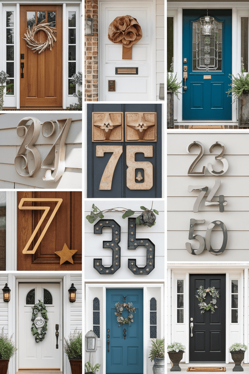 Artistic Door Numbers