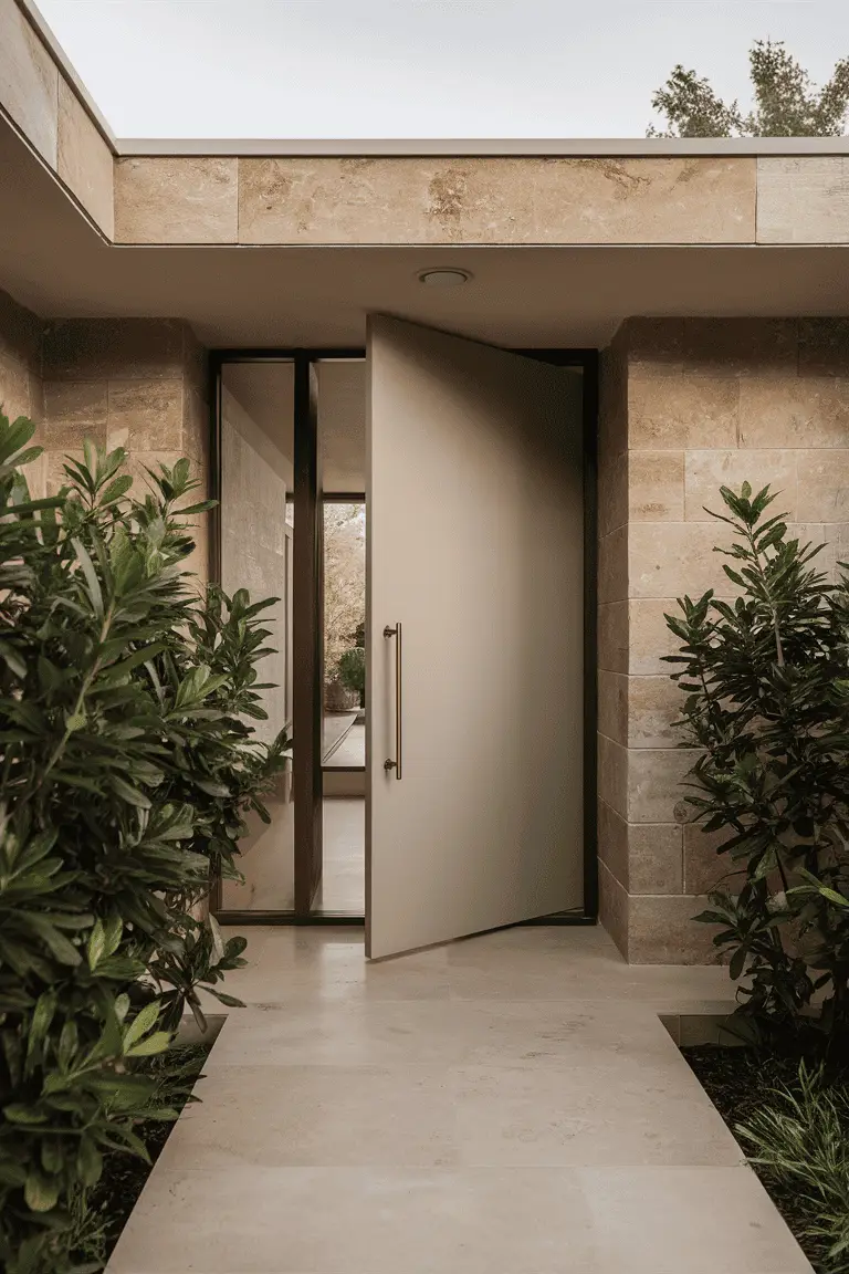 home entrance mid century home entrance mid century