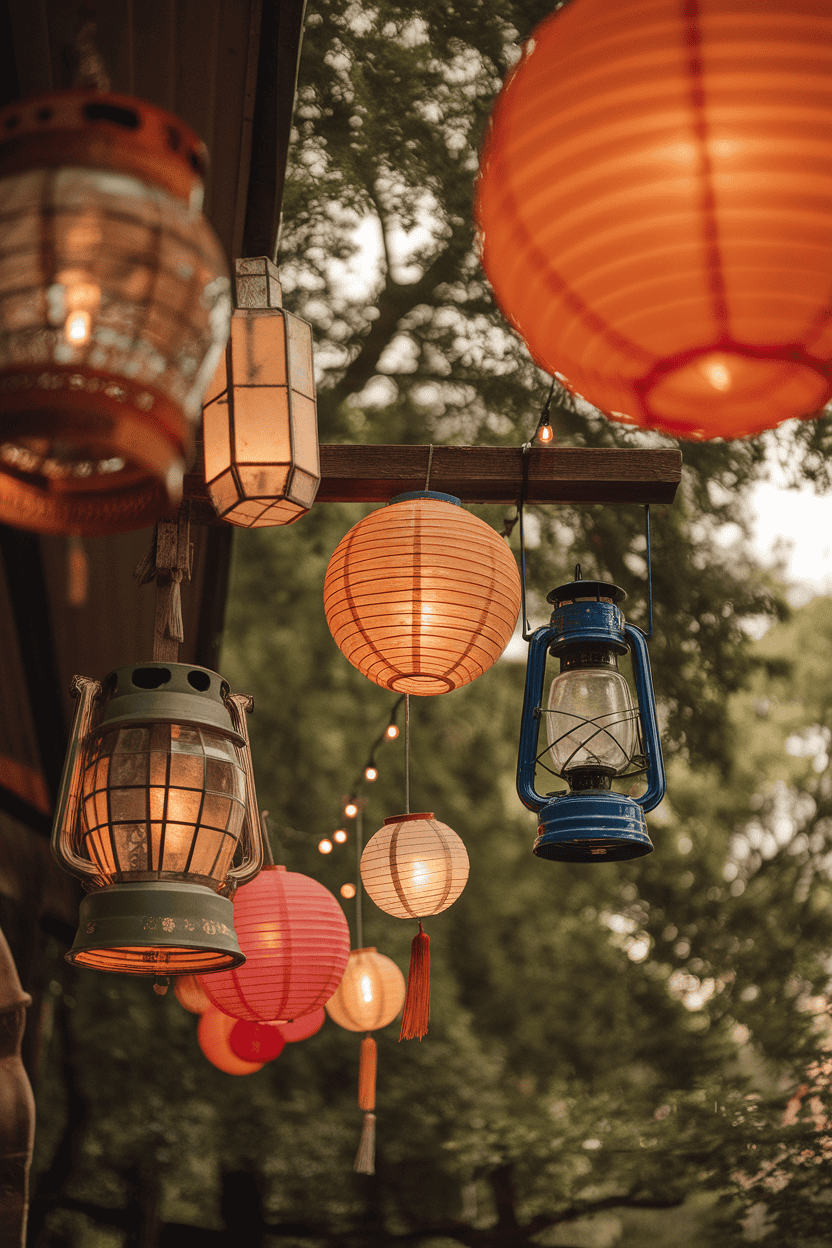 Charming Lantern Displays