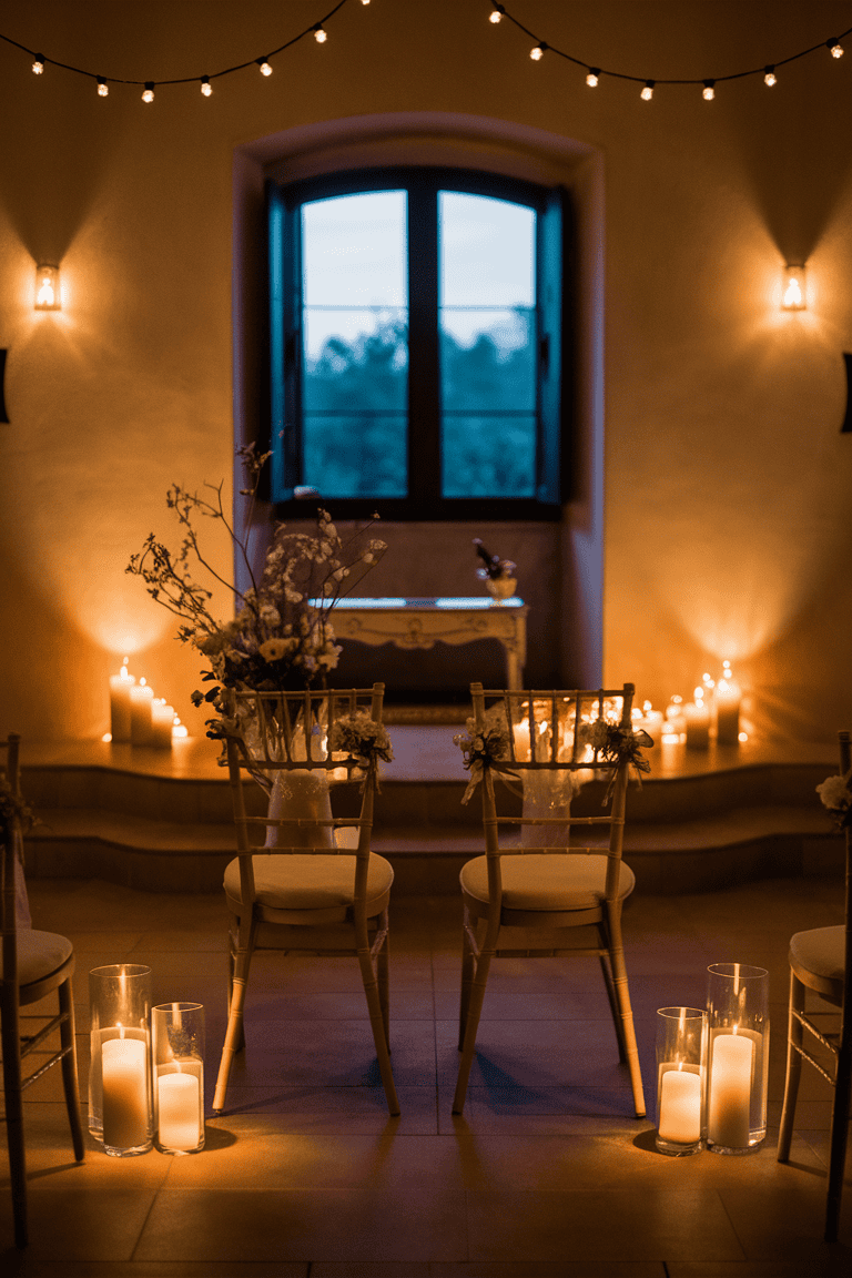 home lighting wedding