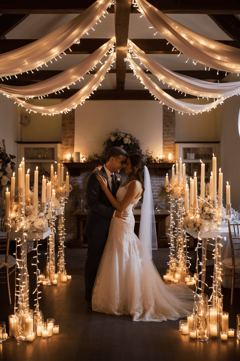 home lighting wedding