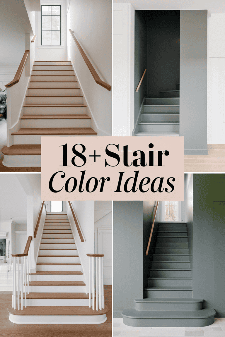 18+ Stunning Stair Color Ideas to Transform Your Home and Elevate Your ...