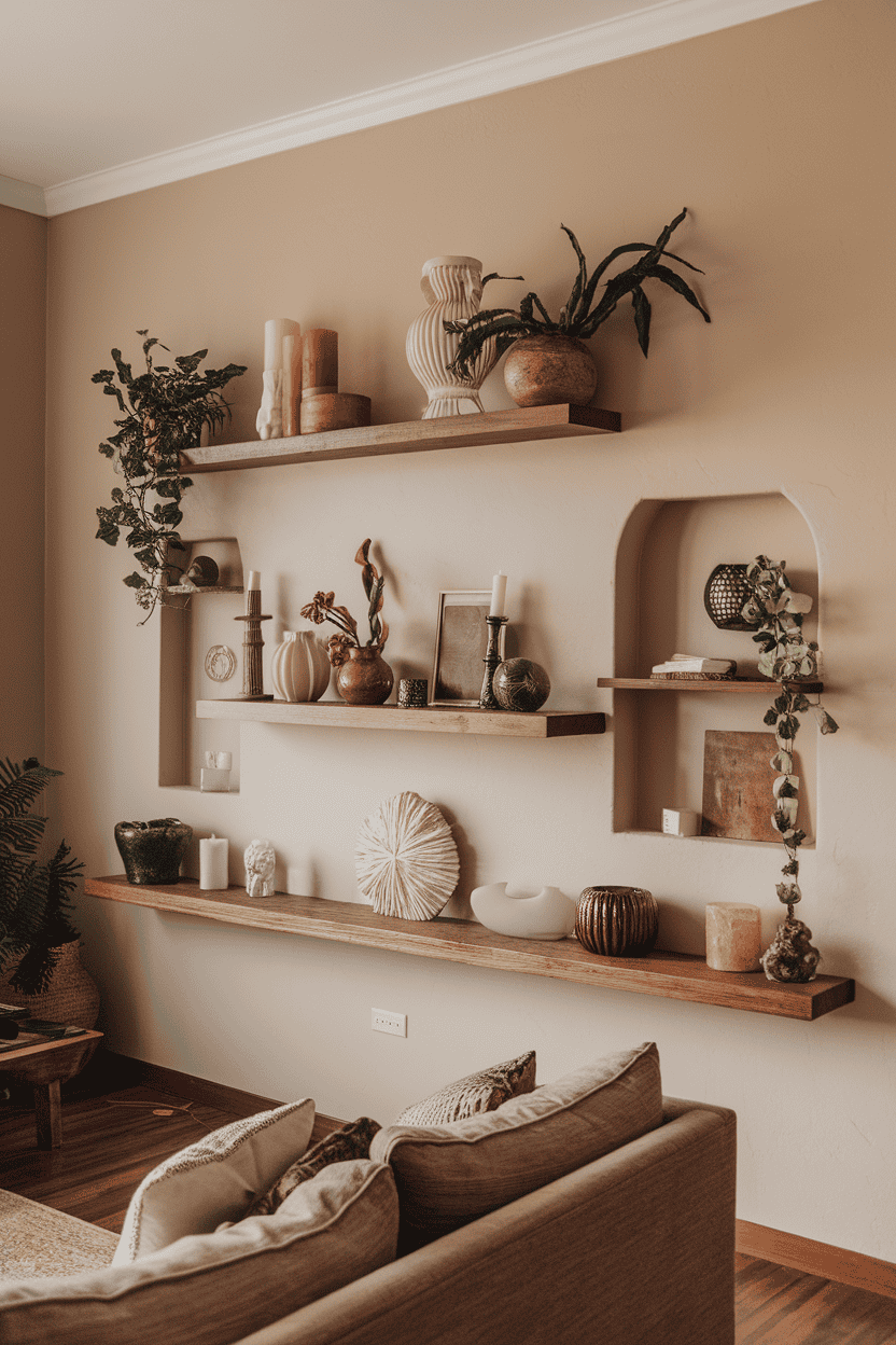 Creative Shelving Displays