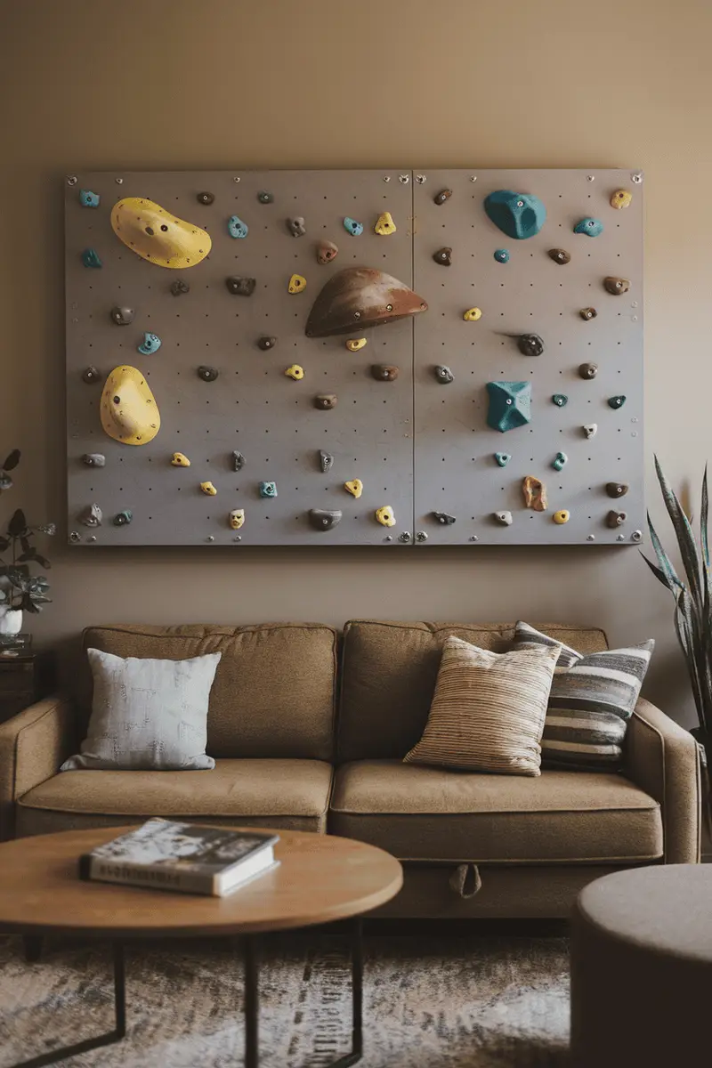 Wall-Mounted Climbing Panels