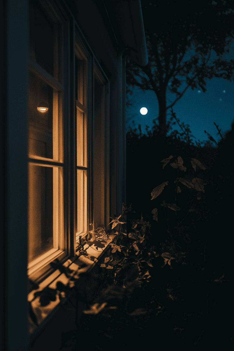 home window night