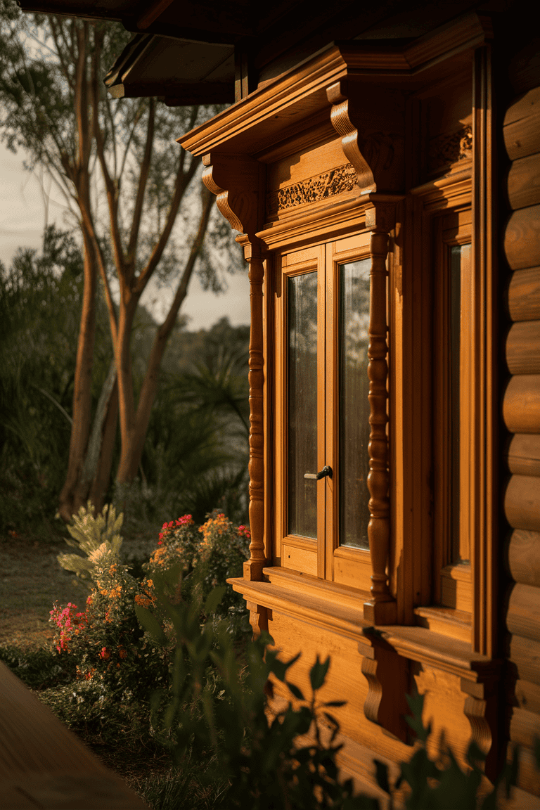 home window wood