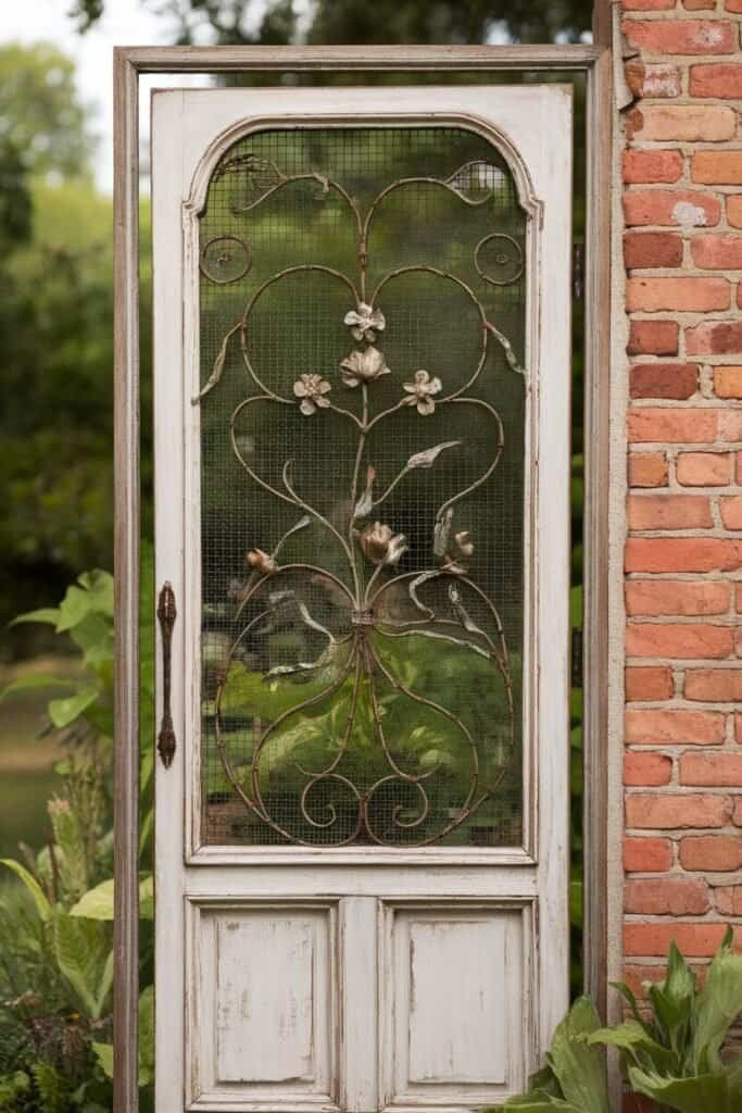 Shabby Chic Screen Door