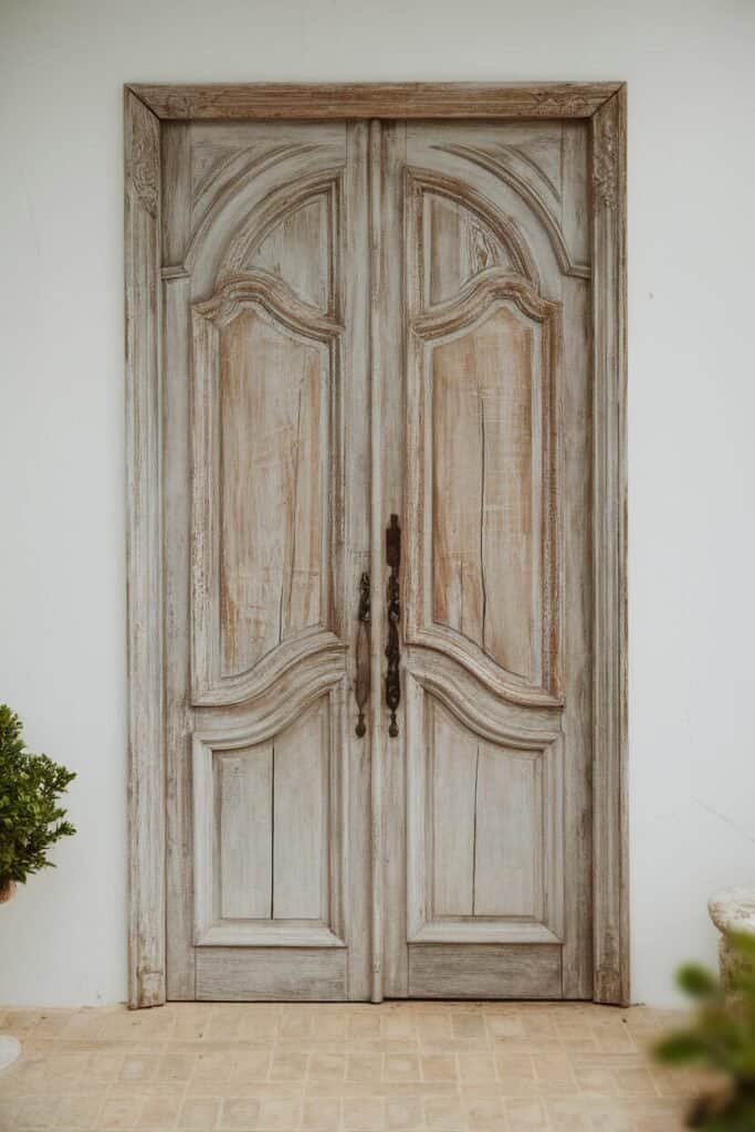 Weathered Wood Door