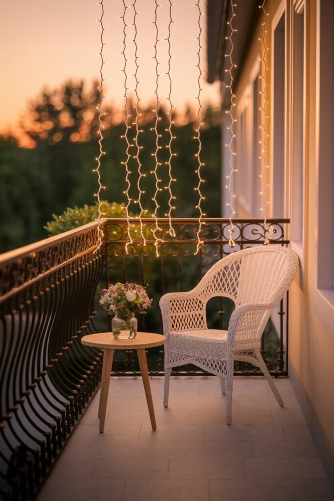 2. Hang String Lights for Magical Evenings